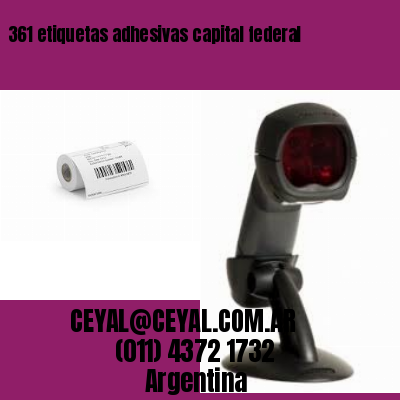 361 etiquetas adhesivas capital federal