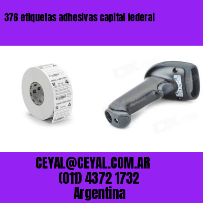 376 etiquetas adhesivas capital federal