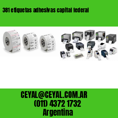381 etiquetas adhesivas capital federal