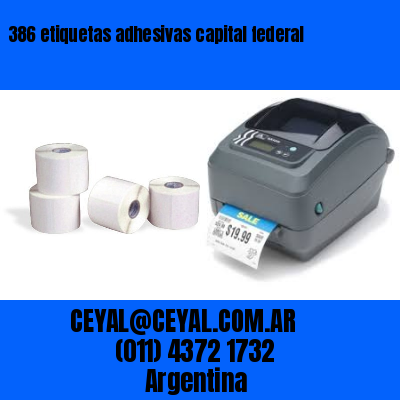 386 etiquetas adhesivas capital federal
