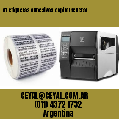 41 etiquetas adhesivas capital federal
