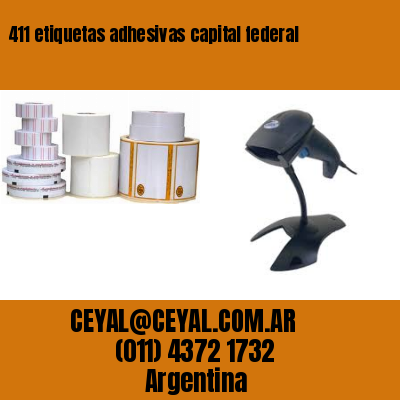 411 etiquetas adhesivas capital federal