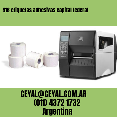 416 etiquetas adhesivas capital federal