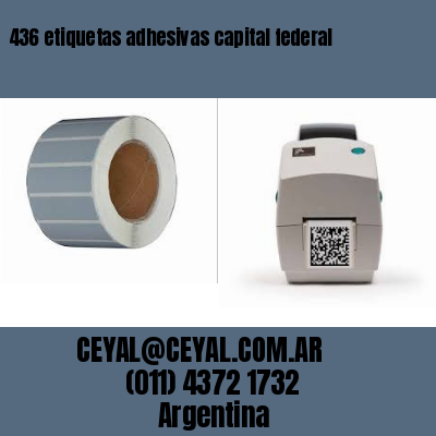 436 etiquetas adhesivas capital federal