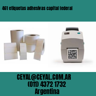 461 etiquetas adhesivas capital federal