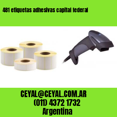 481 etiquetas adhesivas capital federal