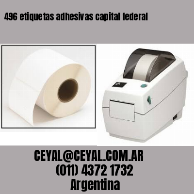 496 etiquetas adhesivas capital federal