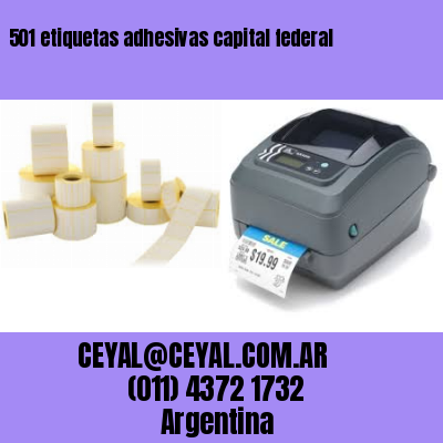 501 etiquetas adhesivas capital federal