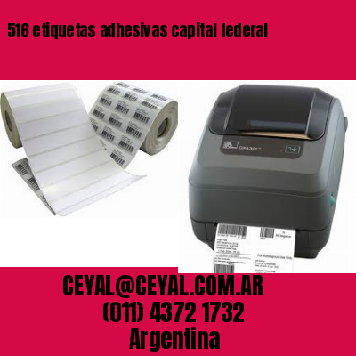516 etiquetas adhesivas capital federal