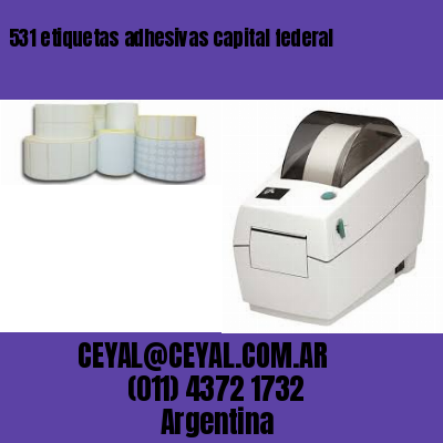 531 etiquetas adhesivas capital federal