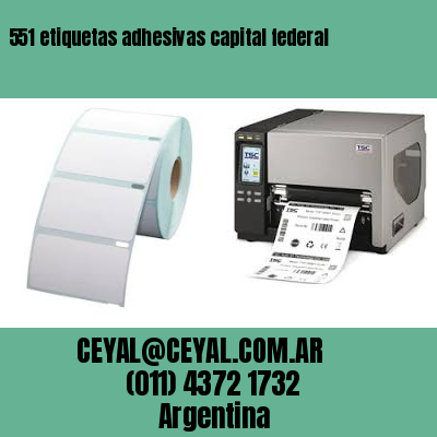 551 etiquetas adhesivas capital federal