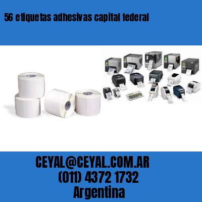 56 etiquetas adhesivas capital federal