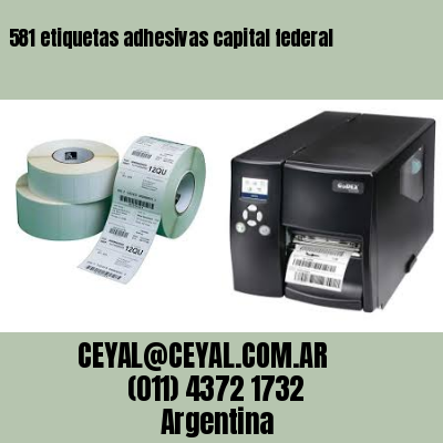 581 etiquetas adhesivas capital federal
