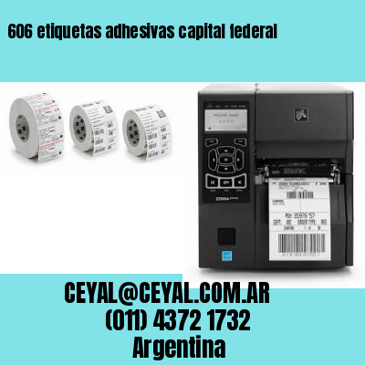 606 etiquetas adhesivas capital federal