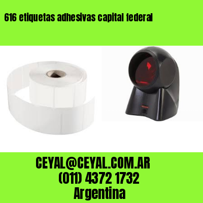 616 etiquetas adhesivas capital federal