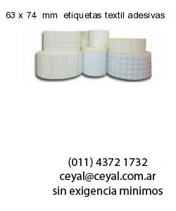 63 x 74  mm  etiquetas textil adesivas