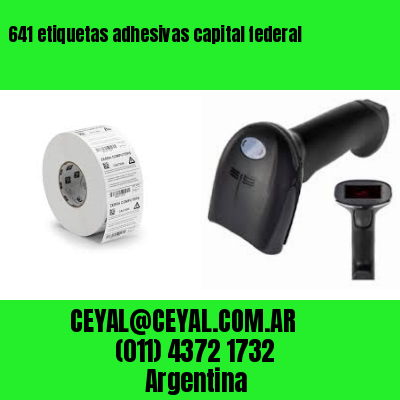 641 etiquetas adhesivas capital federal