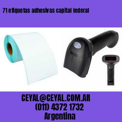 71 etiquetas adhesivas capital federal