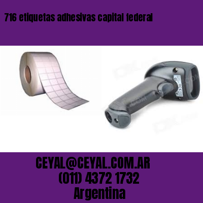 716 etiquetas adhesivas capital federal