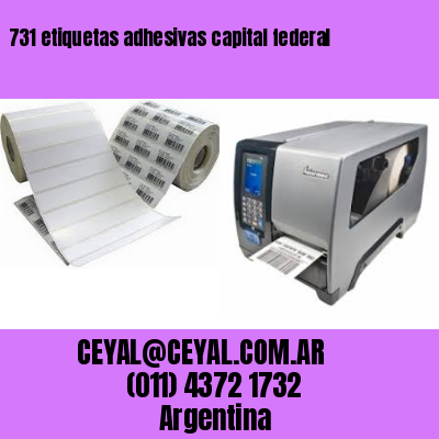 731 etiquetas adhesivas capital federal