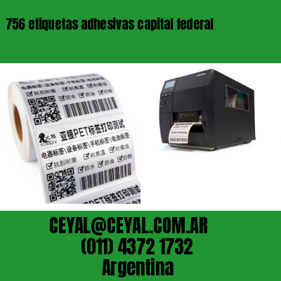 756 etiquetas adhesivas capital federal