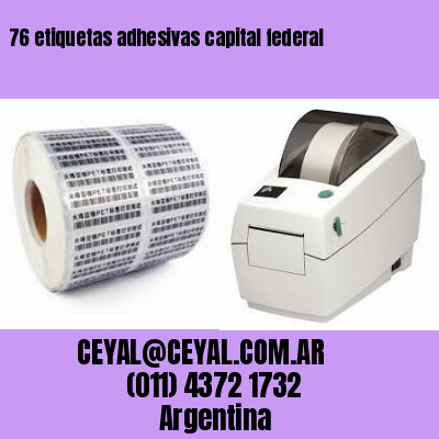 76 etiquetas adhesivas capital federal