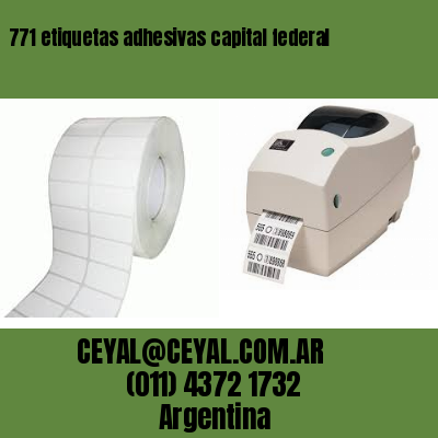 771 etiquetas adhesivas capital federal