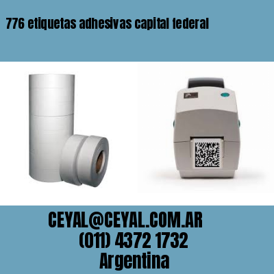 776 etiquetas adhesivas capital federal