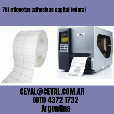 781 etiquetas adhesivas capital federal