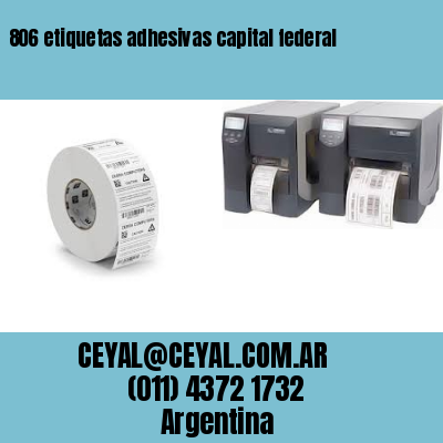 806 etiquetas adhesivas capital federal