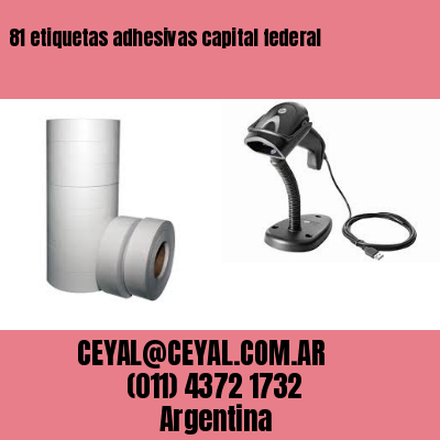 81 etiquetas adhesivas capital federal