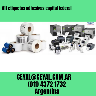 811 etiquetas adhesivas capital federal