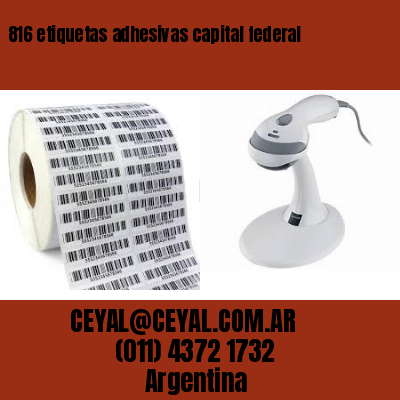 816 etiquetas adhesivas capital federal