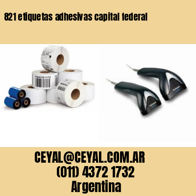 821 etiquetas adhesivas capital federal