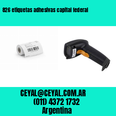 826 etiquetas adhesivas capital federal