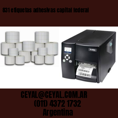 831 etiquetas adhesivas capital federal