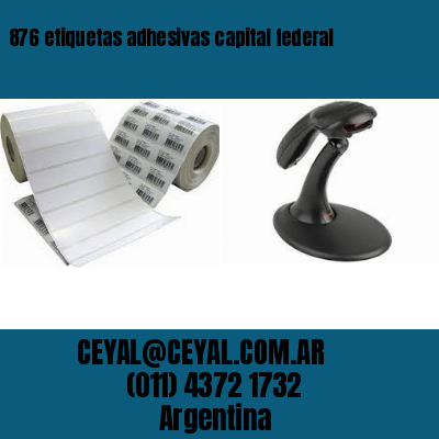 876 etiquetas adhesivas capital federal