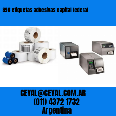 896 etiquetas adhesivas capital federal