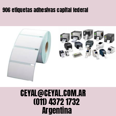 906 etiquetas adhesivas capital federal