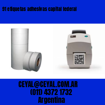 91 etiquetas adhesivas capital federal