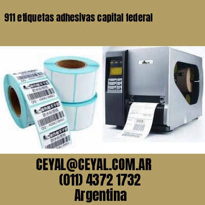 911 etiquetas adhesivas capital federal