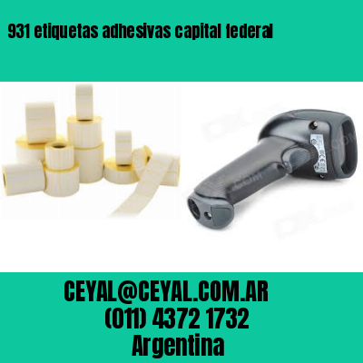 931 etiquetas adhesivas capital federal