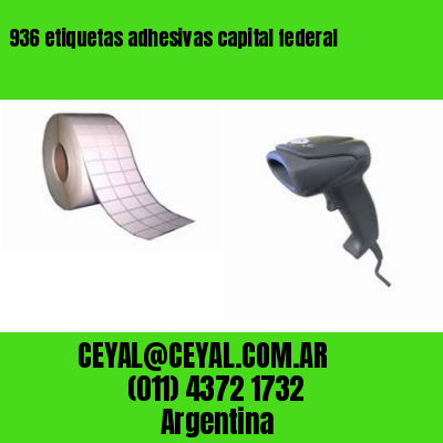 936 etiquetas adhesivas capital federal
