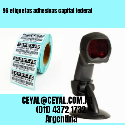 96 etiquetas adhesivas capital federal