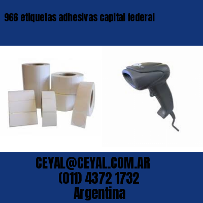 966 etiquetas adhesivas capital federal