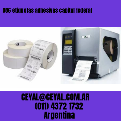 986 etiquetas adhesivas capital federal