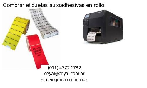 Comprar etiquetas autoadhesivas en rollo