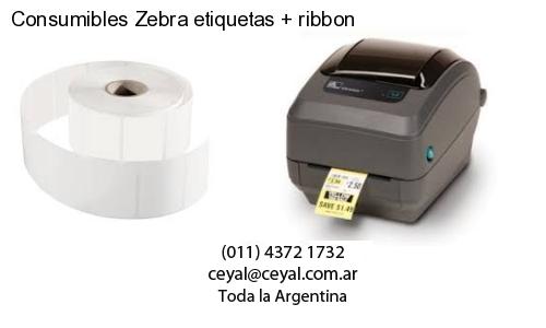 Consumibles Zebra etiquetas   ribbon