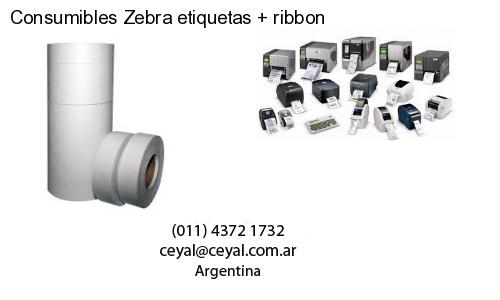 Consumibles Zebra etiquetas   ribbon