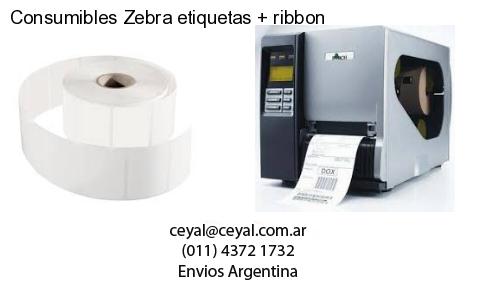 Consumibles Zebra etiquetas   ribbon